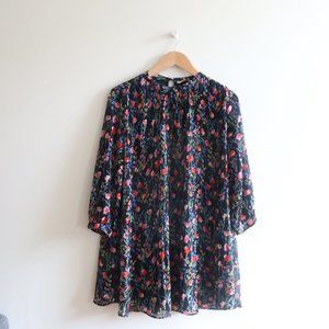NWOT Zara Floral Swing Dress